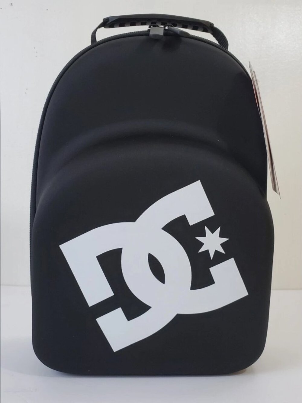 DC TRAVEL CASE HATS MEN'S STORE CARRIER BAG ORGANIZER BAG BIG LOGO BLACK